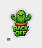 Funny Cheeky Novelty Sticker For Adults - Grumpy Cactus