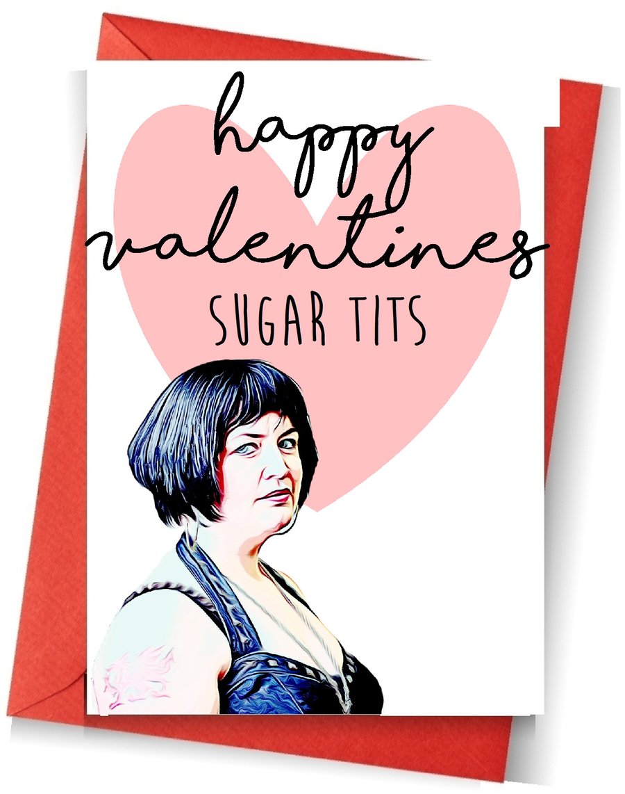 funny Nessa Valentines day card humour gavin and stacey 