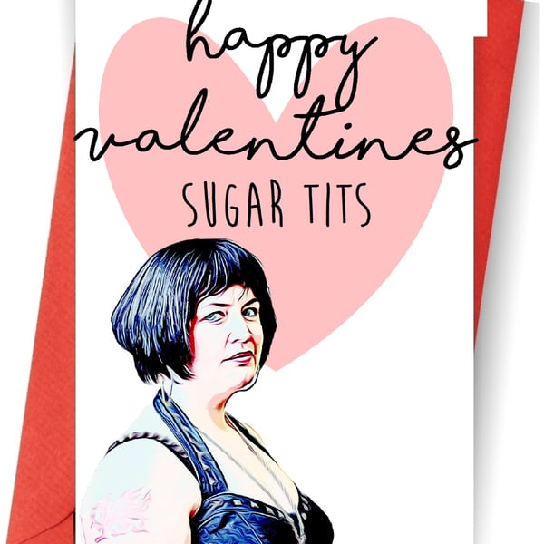 funny Nessa Valentines day card humour gavin and stacey 
