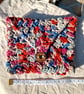 Cotton lined pouch for small items, Small crochet pouch, Friend Christmas gift  - Image 2
