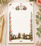 English Rose Garden Floral Notepad - Lined Writing Pad - Shopping List Pad - Image 4