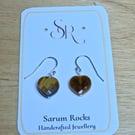 Tiger Eye Gemstone Heart