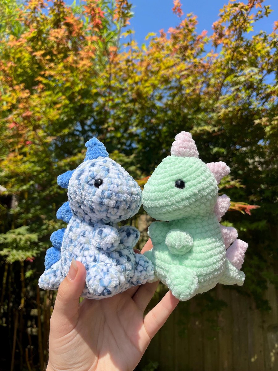 Crochet t-rex Dino plushie cute dinosaur plushie crochet handmade  crochet di