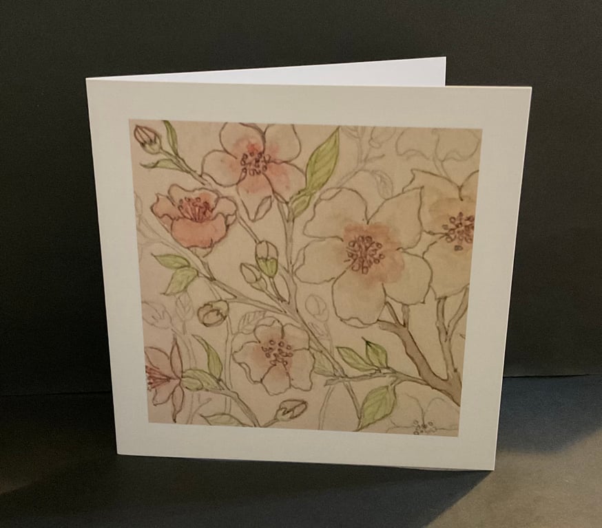 Cherry Blossom , an original design waiting for springtime 