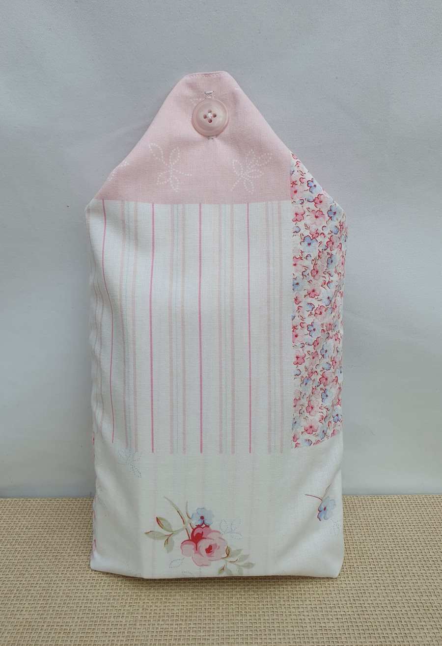Reusable Fabric Gift Bag, button top