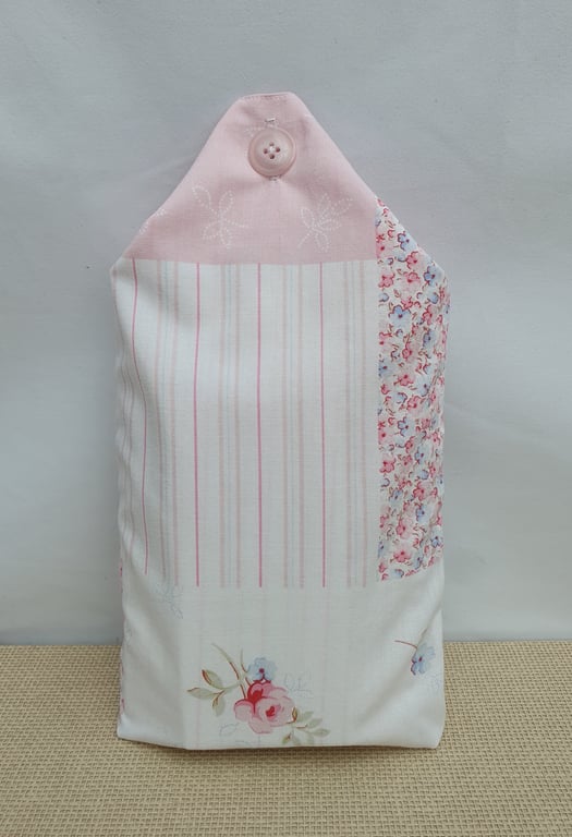 Reusable Fabric Gift Bag, button top