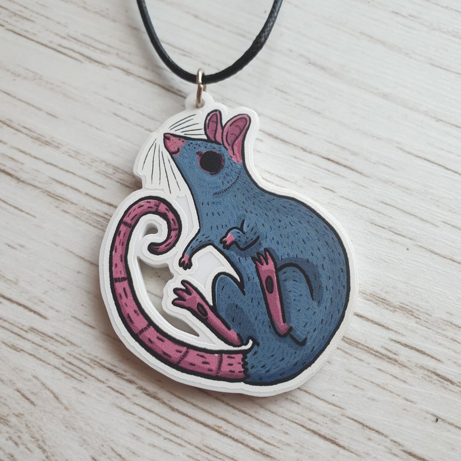 Cute Rat Necklace