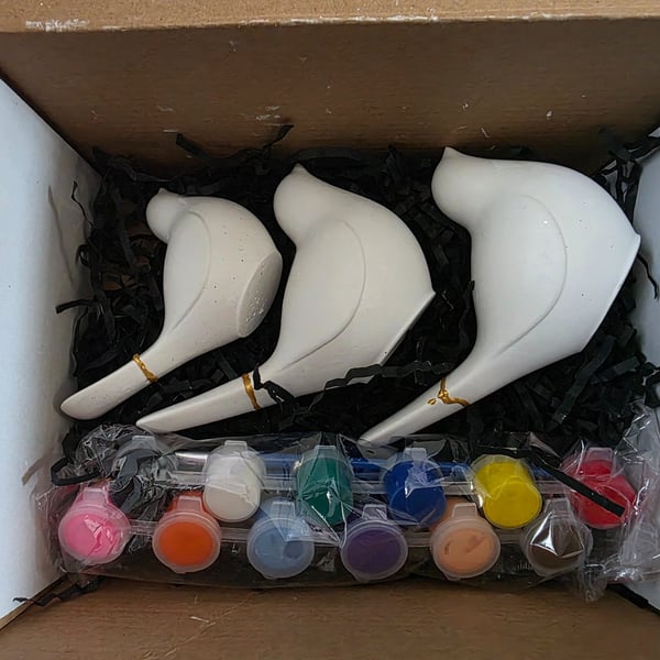 Paint your own toy for children and adults 