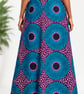 Handmade African Print A-Line Maxi Skirt – Size 14 - Image 3