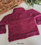 SALE Designer Hand Knitted  Baby Jacket & Matching Booties Set Size 0-3 months  - Image 3