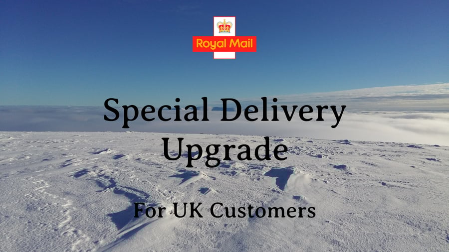 Royal Mail Special Delivery Upgrade, UK Tracked & Insured Delivery