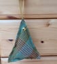Rustic tree decoration stuffed tree heart Christmas decorations set of 3 - Image 5