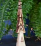 Hand carved wooden fairy house - Image 3