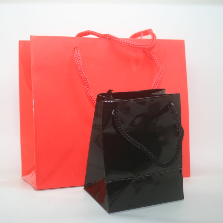 Gift Bags Red and Black