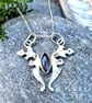 Handmade art silver pendant with labradorite stone - Image 4