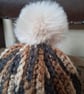 Child's crochet beanie with bobble 12 to 18mths - Image 3