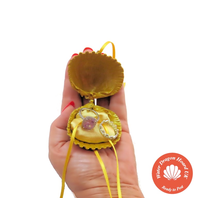 Proposal ring box for unique and romantic engagement to your Mermaid or Merman 