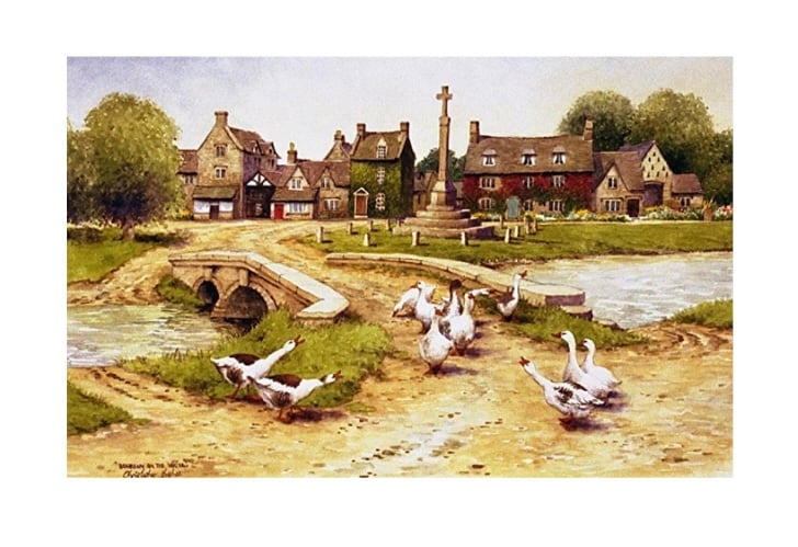 Bourton on the Water . Signed Special Edition Print 