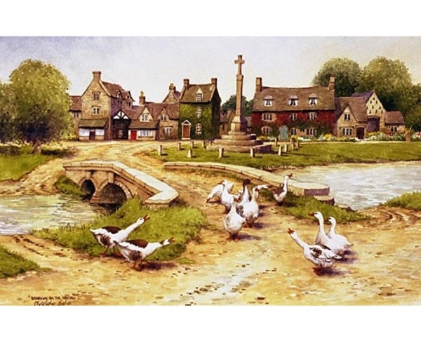 Bourton on the Water . Signed Special Edition Print 