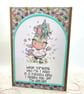 Greetings Card - unicorn, fantasy land, uplifting message, fun card - Image 1