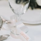 Personalised Wedding Ribbon - Custom Names - 60cm Wedding Favour Ribbon