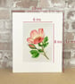 Original Art Watercolour Painting Rose 'For Your Eyes Only' - Image 6