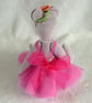 Rose, a 10" ballerina collectable bear with tutu - Image 6
