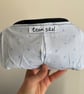 Lined Inner Tube Bag - Blue Zip & Light Blue Transport-Themed Lining - Image 10