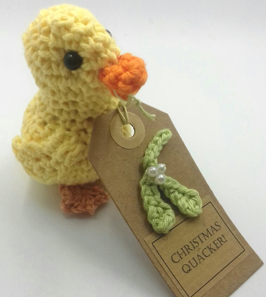 Crochet Christmas Quacker 