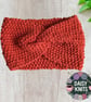 Hand Knitted Ear Warmer - Ladies Headband