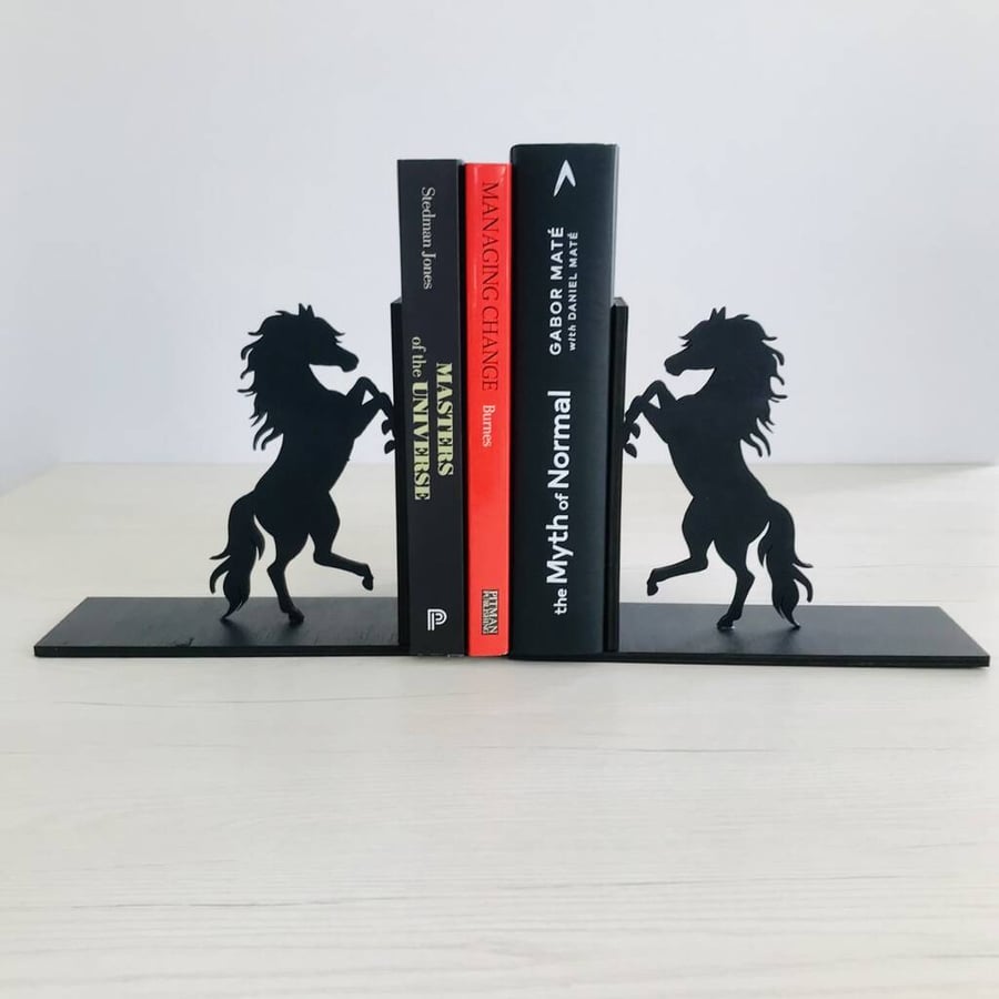 Horses Crafted Bookends