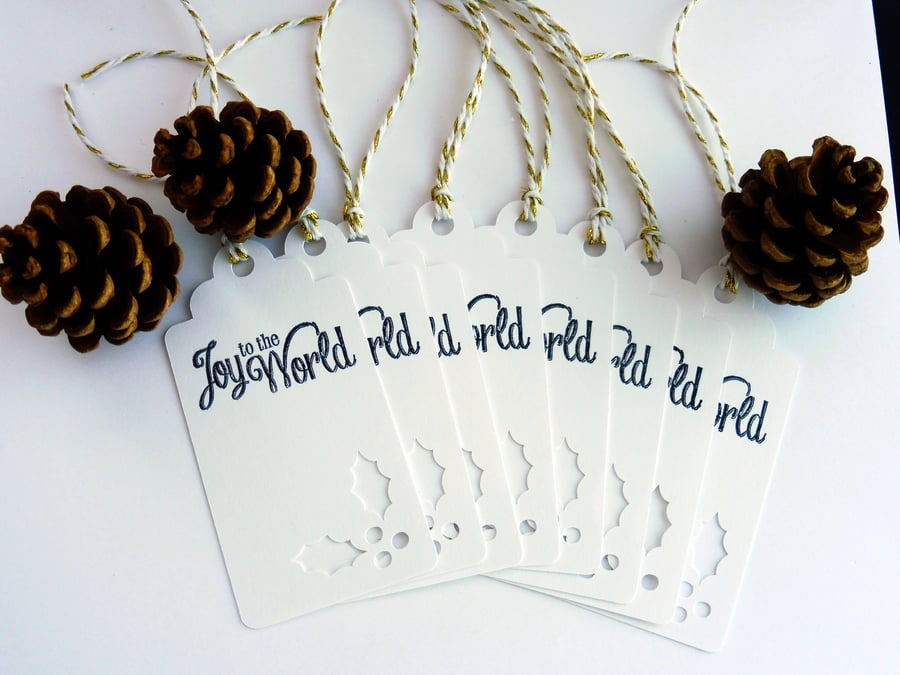 GT0020 - Joy to the World - Pk 8 Gift Tags