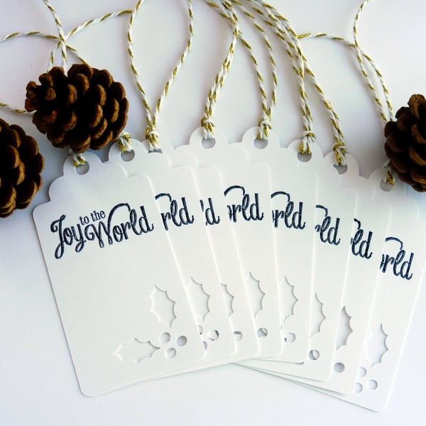 GT0020 - Joy to the World - Pk 8 Gift Tags