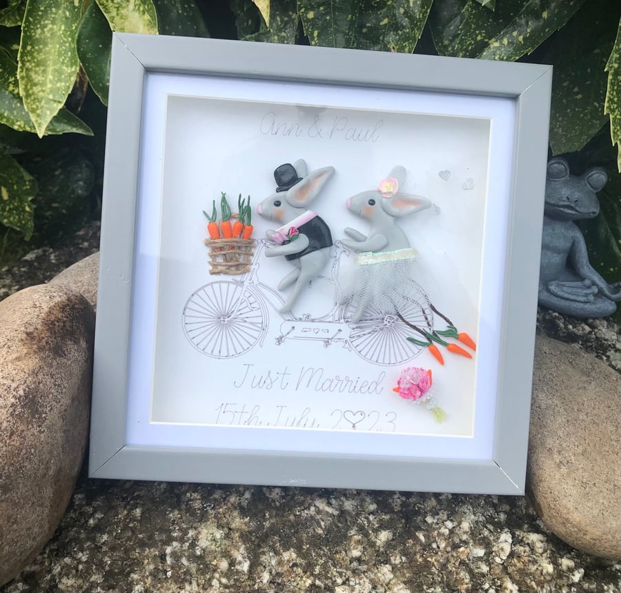 Wedding Congratulations, Picture, Just Married,... - Folksy