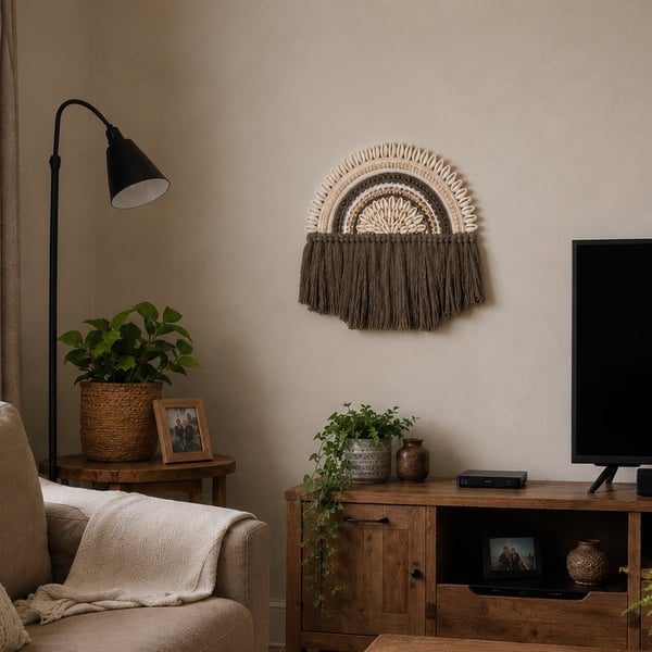 Ijikijolo - Fibre Wall Art - Shell Fan Design - One of a Kind
