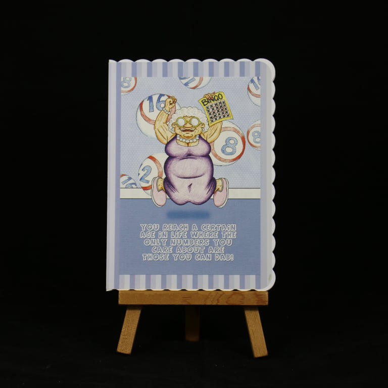 'Bingo!' Humorous greeting card