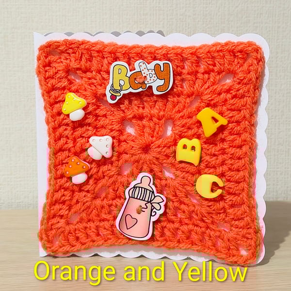 New Baby Handmade Card Welcome New Baby 