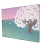 Spring Scene with Cherry Blossom Tree - original acrylic art - Image 2