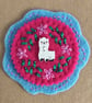 Hand Embroidered Llama Birthday Card - Image 2