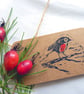 Robin Gift Tags x 6 - Handmade Christmas - Image 5