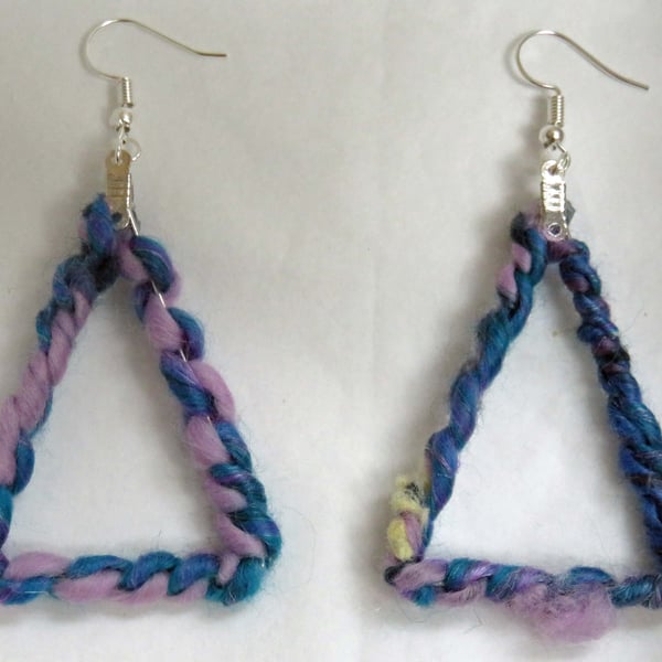 Triangle Dangle Earrings