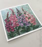 Set of 4 Floral Art Cards - Image 2