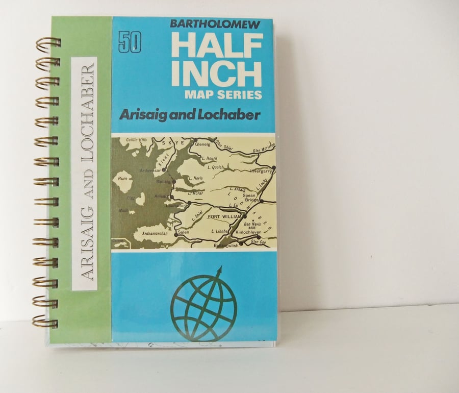 Scottish Map Notebook 