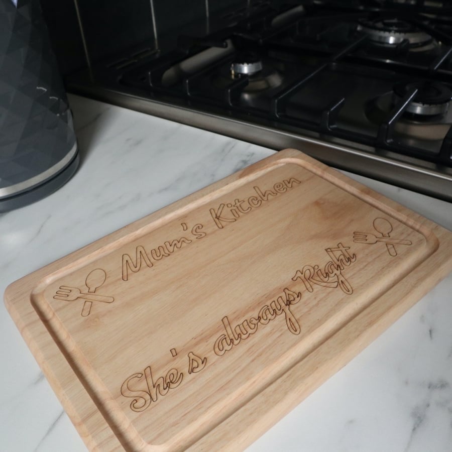 Mums kitchen Chopping board