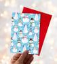 Cheerful Snowmen Gift Wrap & Tag (Matching Card) - Image 8
