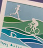 Triathlon Card - Birthday Card - Image 4