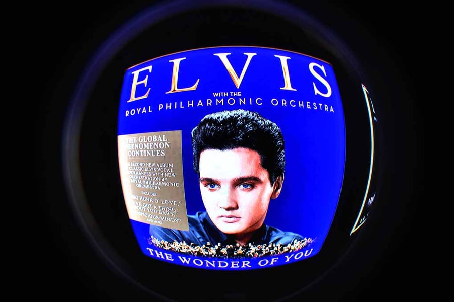 Elvis Presley On Tour Exhibition O2 Arena Photograph Print