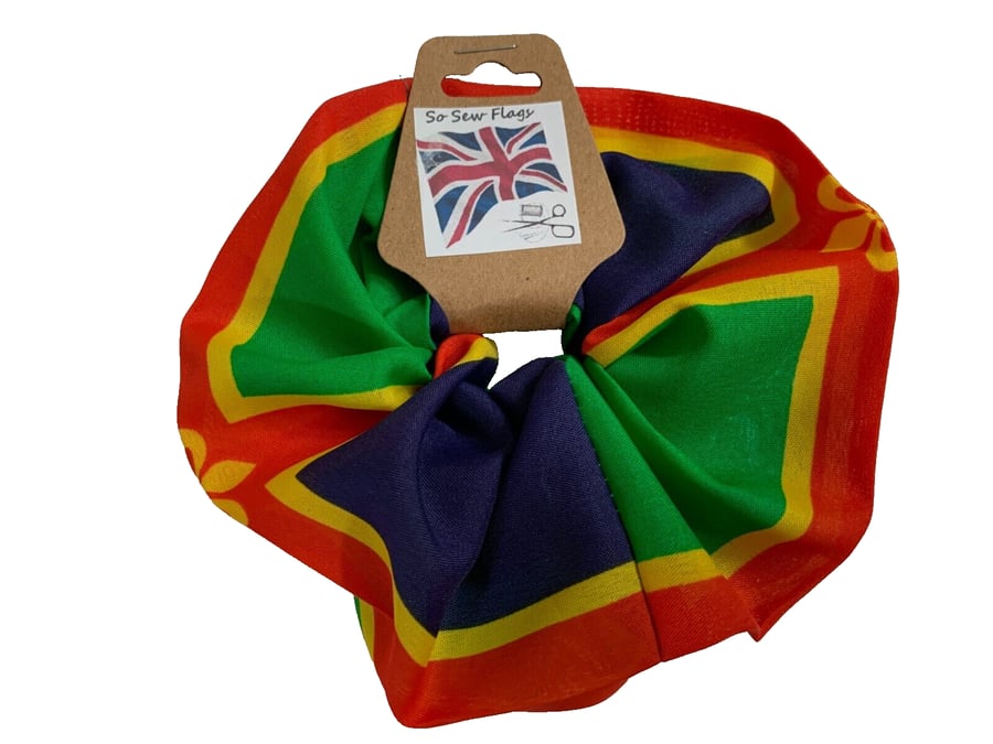 Lincolnshire Lincoln Flag Hair Scrunchie Scrunchies Accessory Band Elastic
