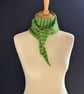 Long Pointy Scarf - Kelly Green & Ranger