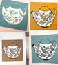 Turquoise Teapot linocut 'Teatime'  Tea lovers gift - Image 3